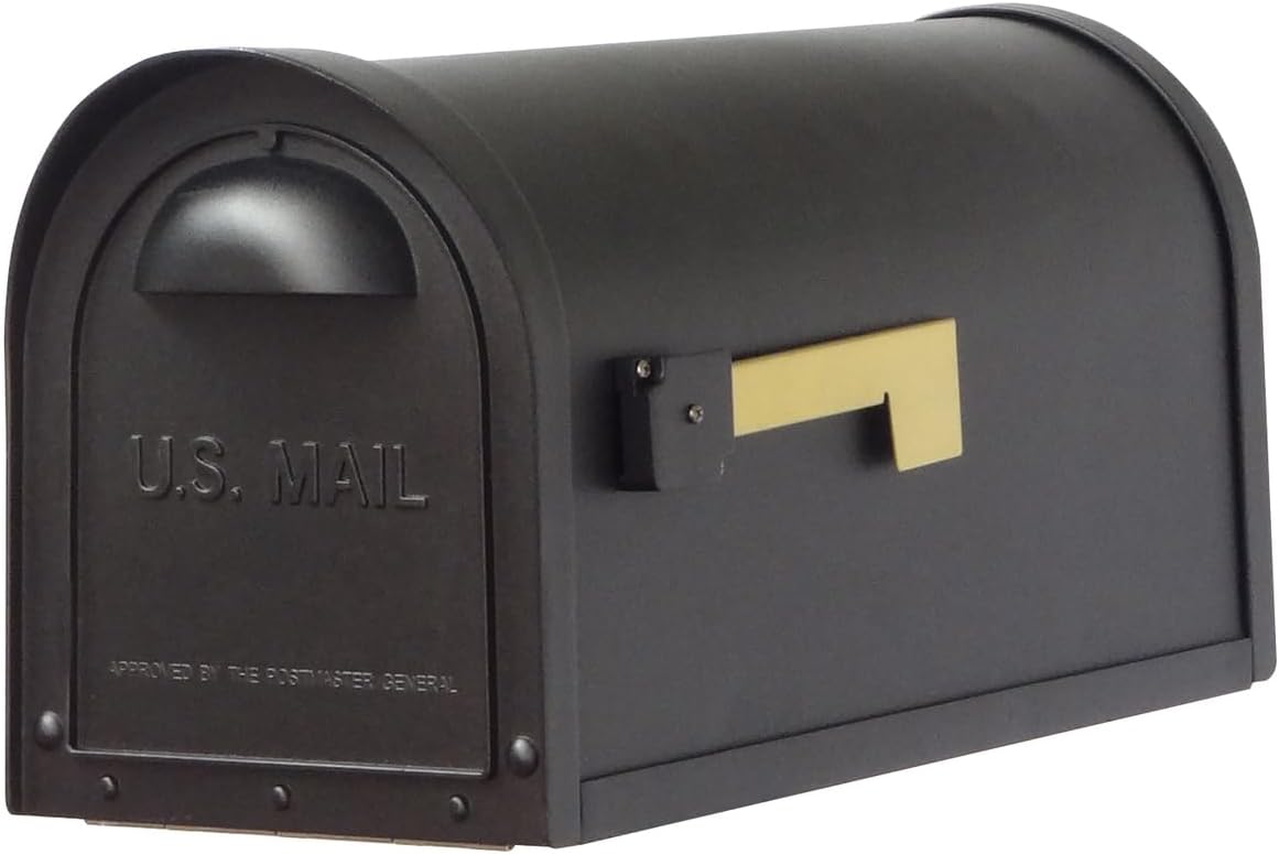 Special Lite Products Company Classic Curbside Mailbox with Locking Insert Bradford Mailbox Post