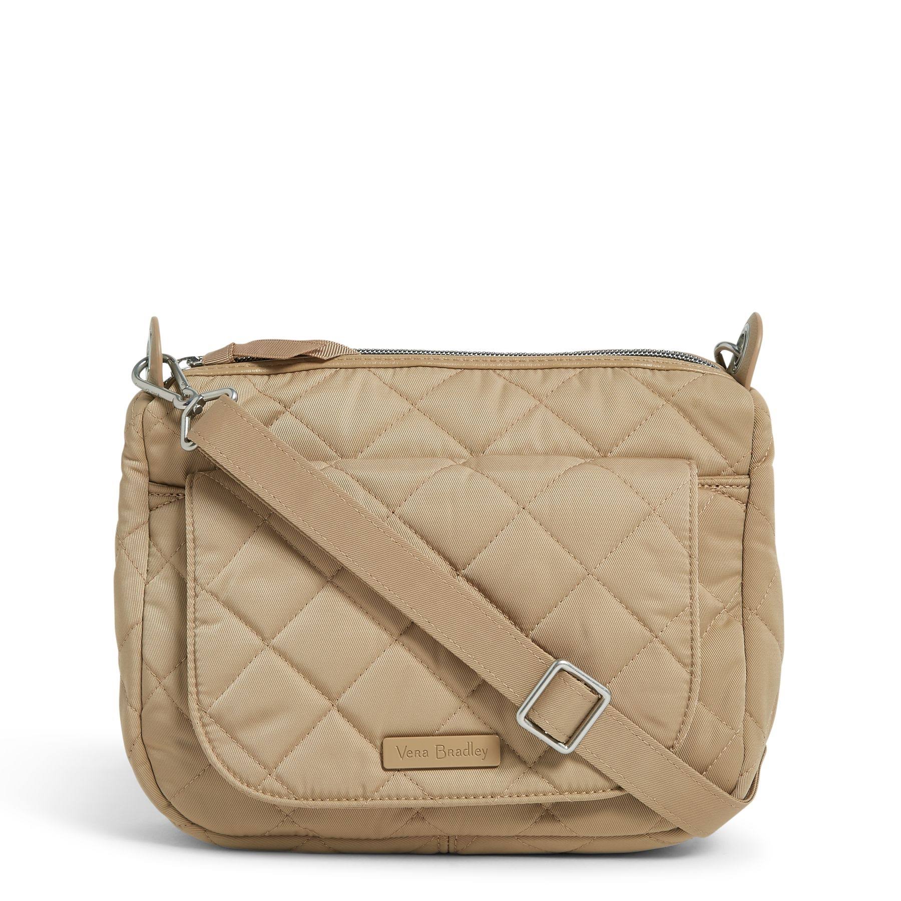 Vera Bradley Carson Mini Shoulder Bag in Khaki