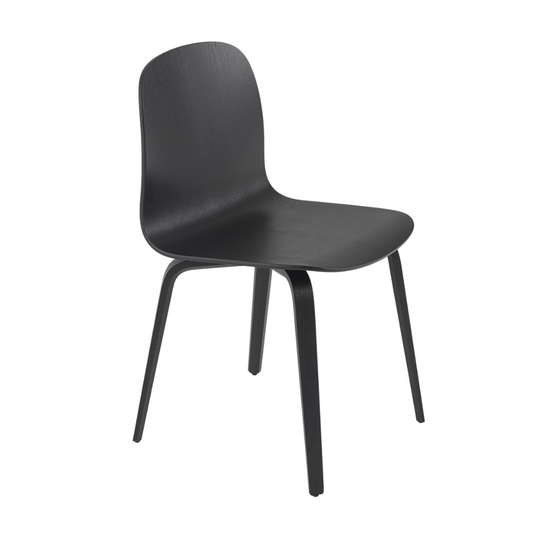 Muuto Visu Chair - Wood Base - Oak / White