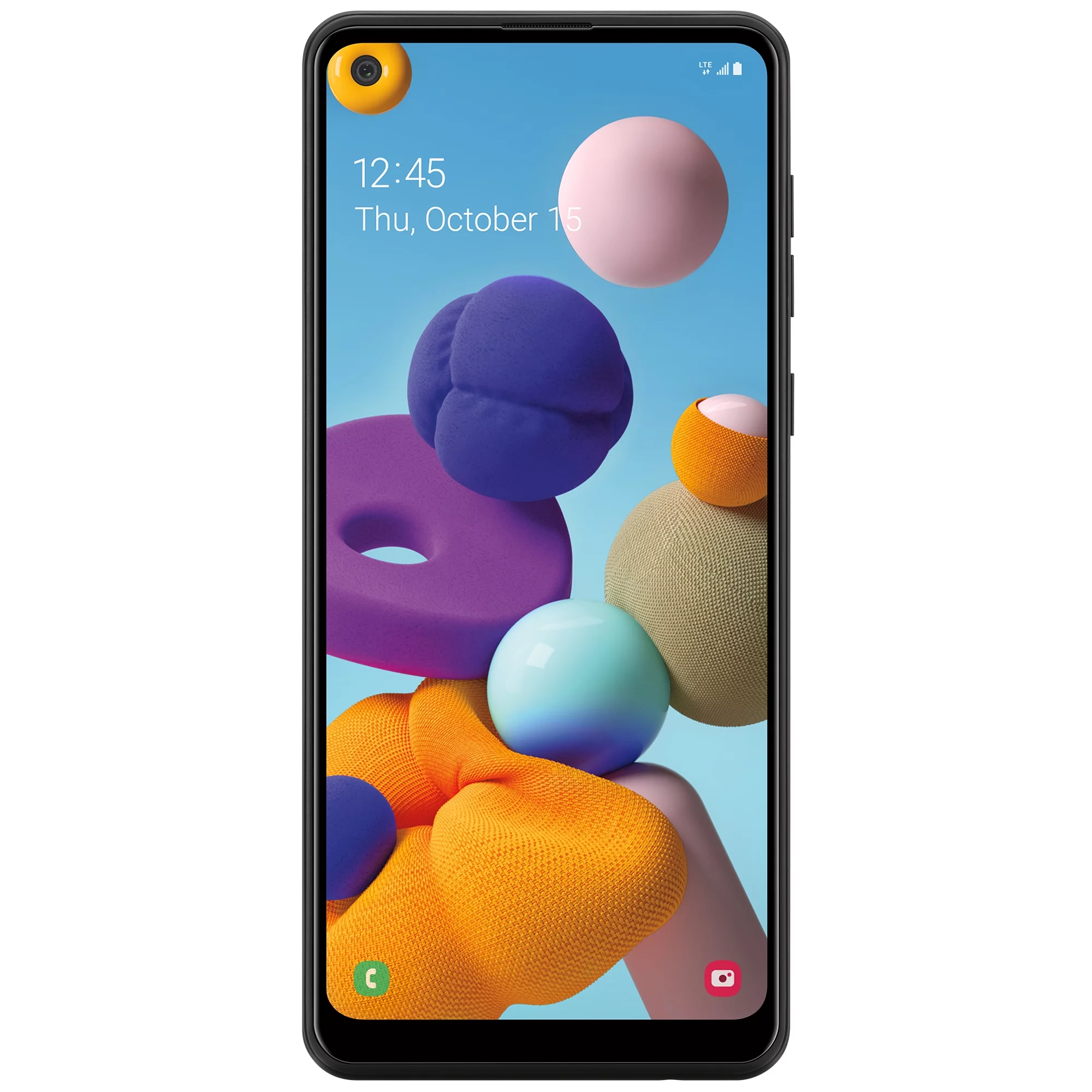 Straight Talk SAMSUNG Galaxy A21, 32GB Black- Prepaid Smartphone