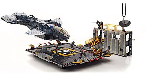 Mega Bloks Halo NMPD Pelican Air Base 1792-Piece Building Set