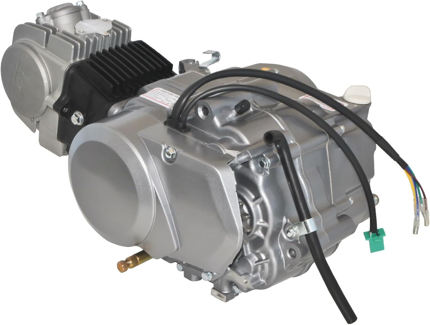 125CC 4 Stroke Engine Motor Kit,Single Cylinder with Air-Cooled Motor Engine Pit Dirt Bike ATV Quad Kit Manual Clutch Complete Kit for Honda XR50 XR70 CRF50 CRF70 Motorcycle Spark Plug A7TC