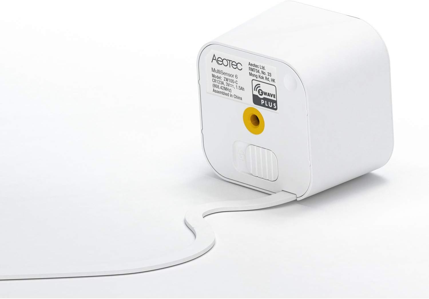 Aeotec Multisensor 6, Z-Wave Plus 6-in1 motion, temperature, humidity, light, UV, vibration sensor