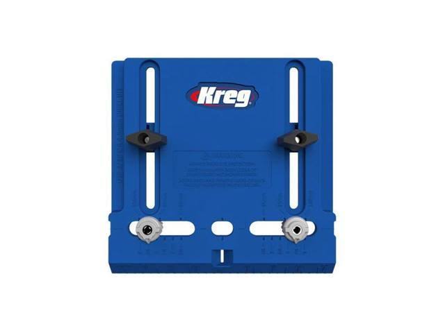 Kreg Drawer Slide Hardware and Hinge Jig with Two 2x22 Face Clamp