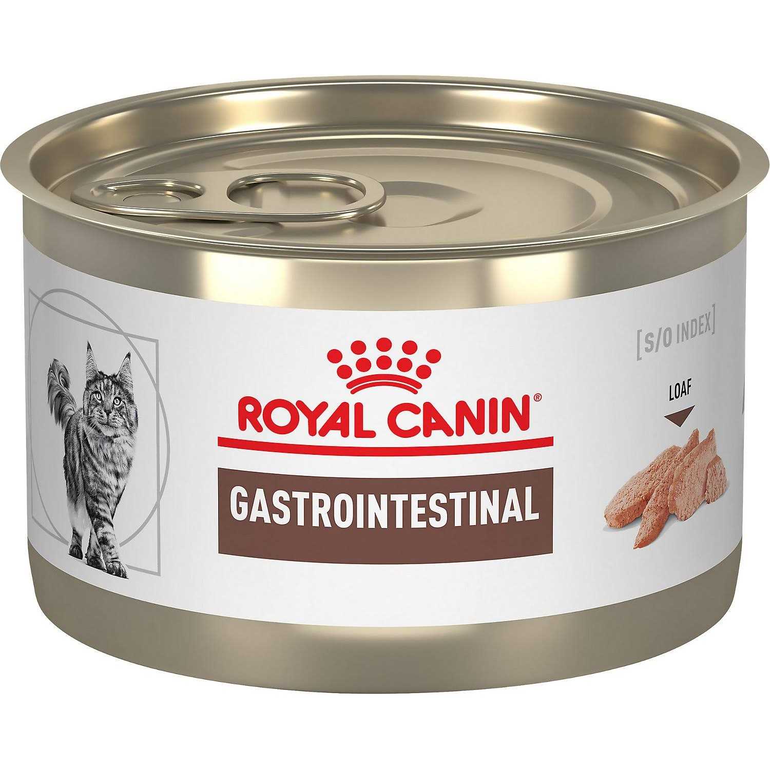 Royal Canin Veterinary Diet Adult Gastrointestinal Loaf in Sauce Canned Cat Food - Pet Supplies online store