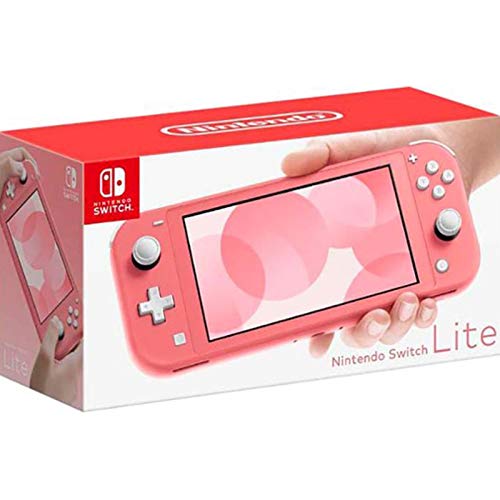 Nintendo 2021 Switch Lite Console Family Holiday Bundle - Coral, 5.5" Touchscreen Display, Built-in Plus Control Pad, Speakers, WiFi, Bluetooth 4.1, NexiGo_ 128GB MicroSD Card Bundle