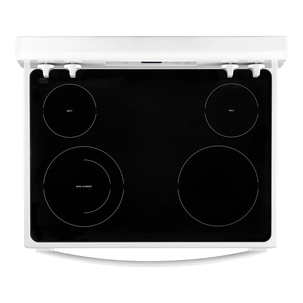 Whirlpool Wfe320m0j 30" Wide 5.3 Cu. Ft. Free Standing In Electric Range - White