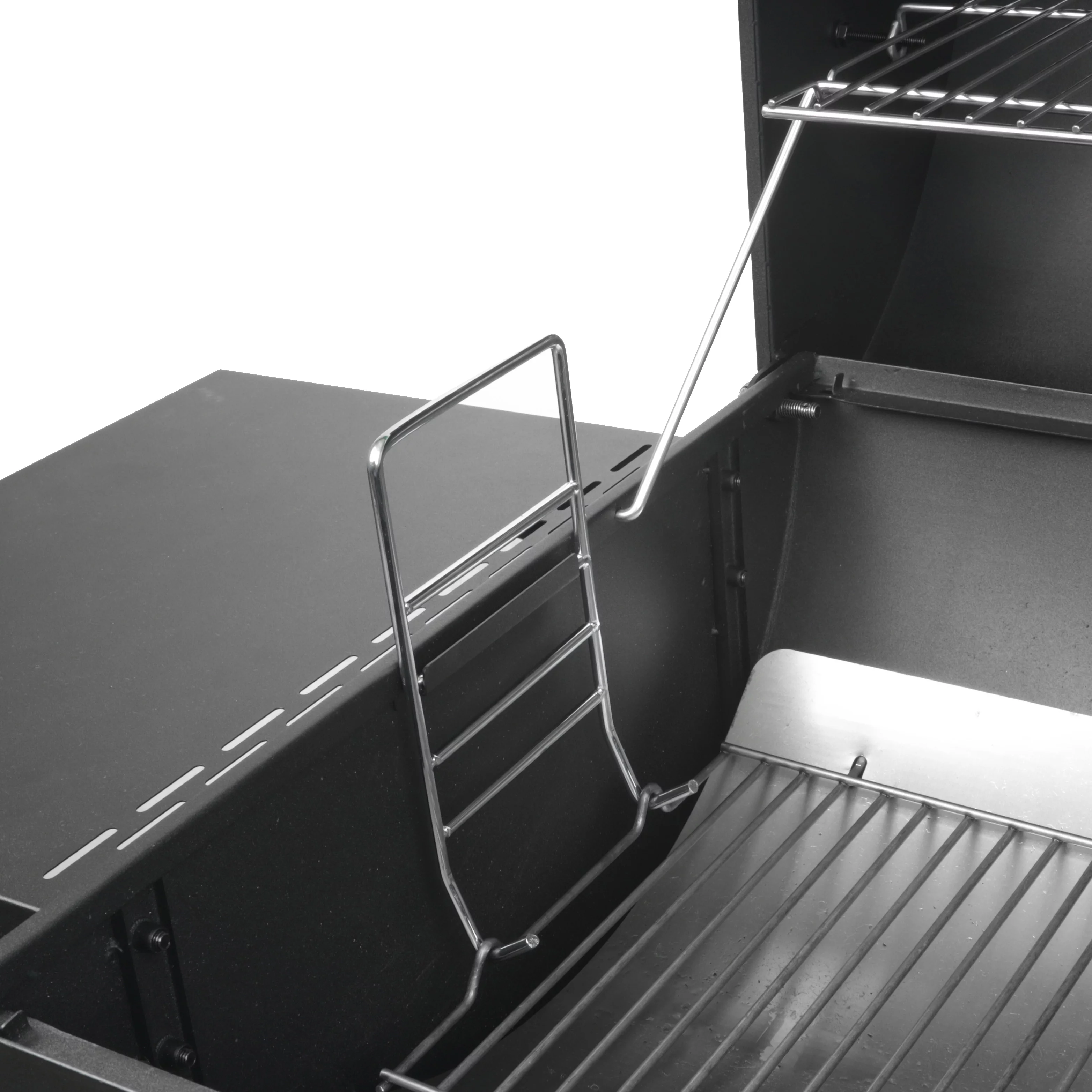 Expert Grill 28" Offset Steel Charcoal Smoker Grill with Side Firebox, Black