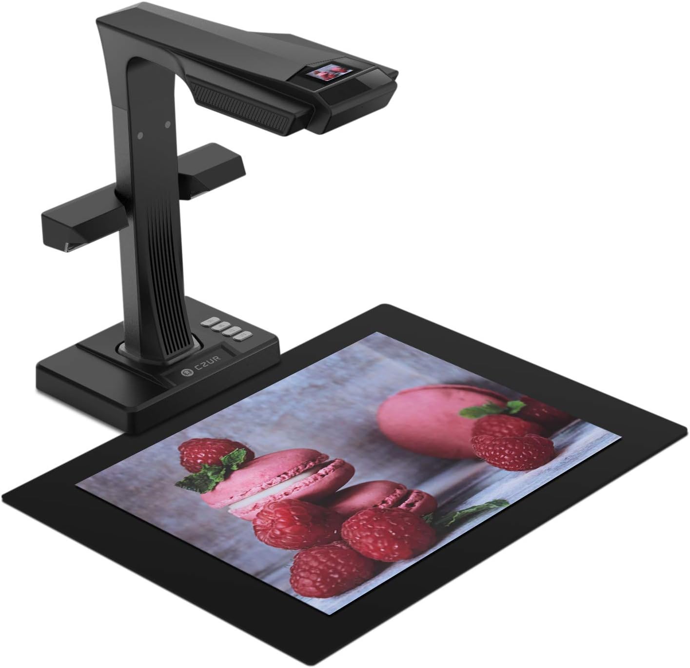 CZUR ET18 Pro Professional Document Scanner, 2nd Gen Auto-Flatten & Deskew Tech, 18MP HD Camera, Capture A3, 186 Languages OCR, Convert to PDF/Searchable PDF/Word/Tiff/Excel, Run On Windows & MacOS