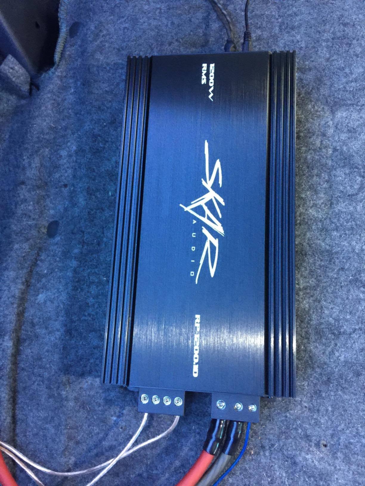 Skar Audio Rp-1200.1D Monoblock 1200-Watt Class D MOSFET Subwoofer Amplifier