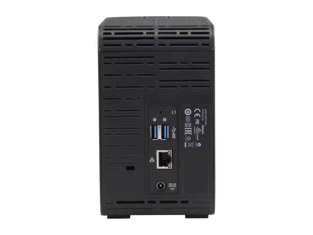 WD My Cloud EX2 WDBVKW0060JCH 2-Bay NAS Server - SATA 6Gb/s - 2 x 3 TB