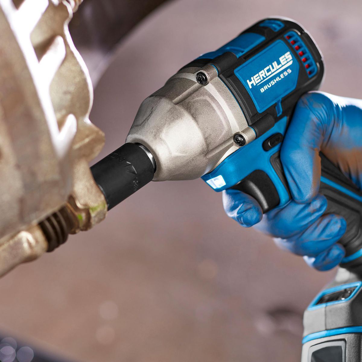 HERCULES 20V Brushless Cordless, 1/2 in. Compact, 4-Mode Impact Wrench with Friction Ring 窶・Tool Only
