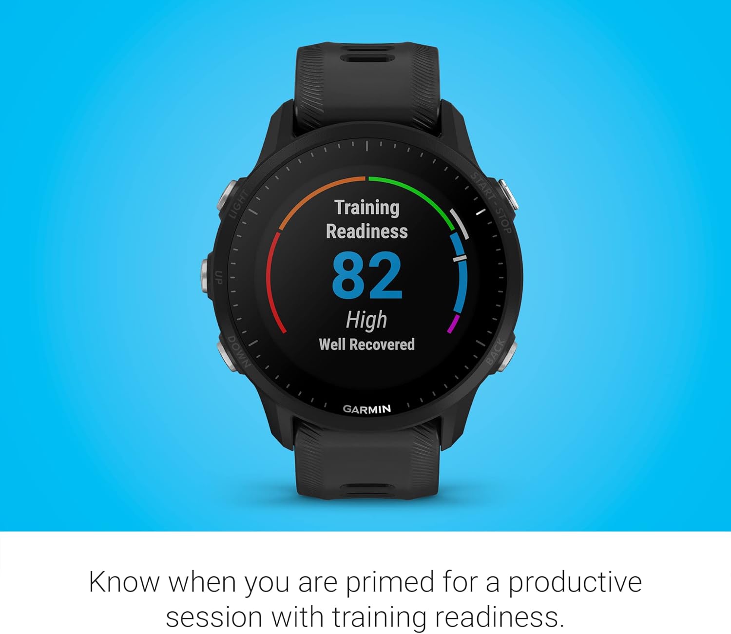 Garmin Forerunner® 955, GPS Running Smartwatch, Tailored to Triathletes, Long-Lasting Battery, Black (Renewed)