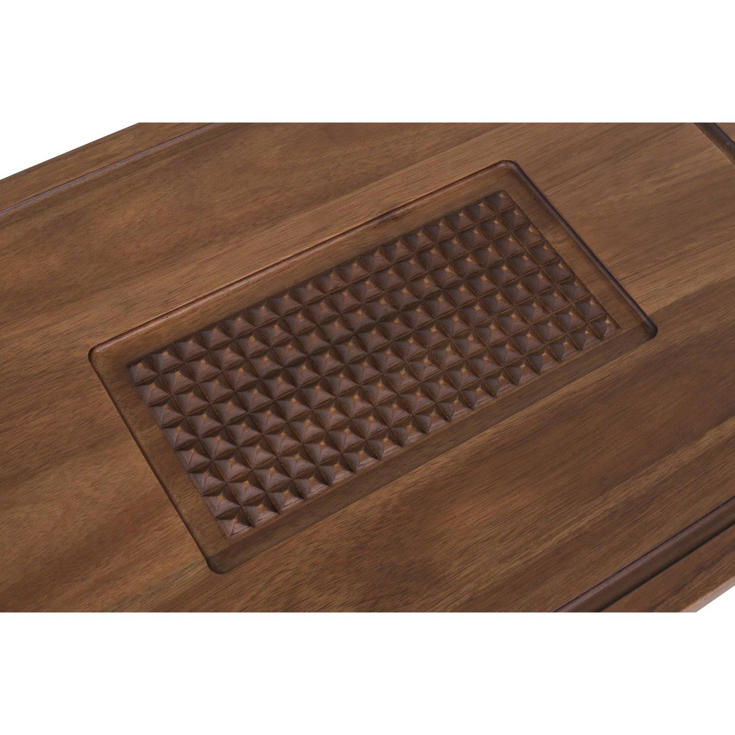 Viking Acacia Carving Board with Juice Well