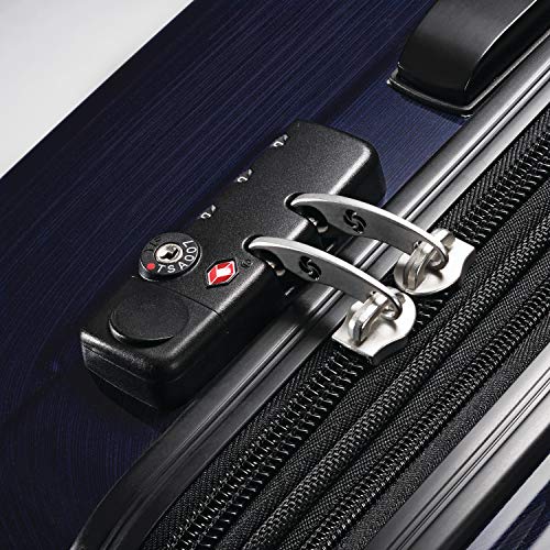 Samsonite Winfield 2 Hardside Expandable Luggage with Spinner Wheels, Brushed Anthracite, Checked-Large 28-Inch