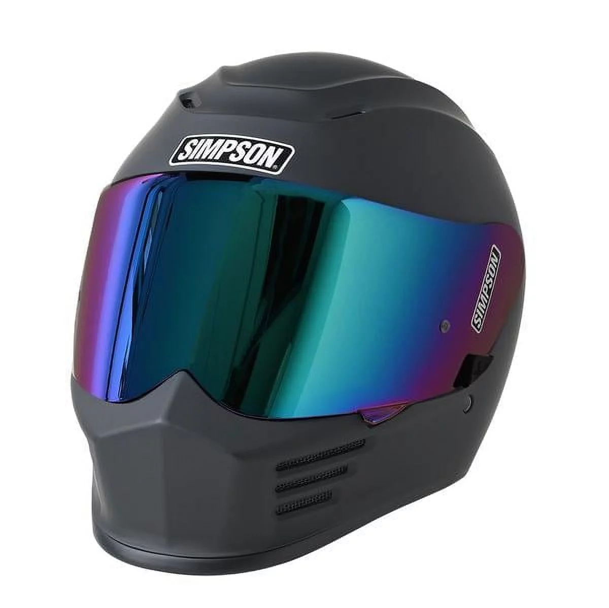 Simpson Racing SPBXX3 Speed Bandit Motorcycle Helmet Adult XXL Matte Black