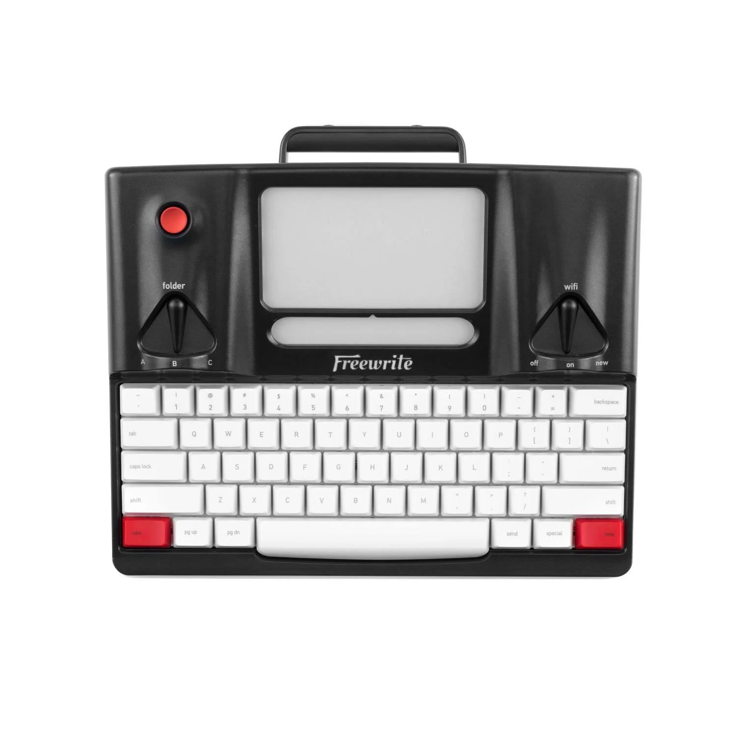 Freewrite Distraction-Free Writing Tool (US Edition, ANSI), Smart Typewriter, E Ink Display w/Frontlight, Cherry MX Mechanical K