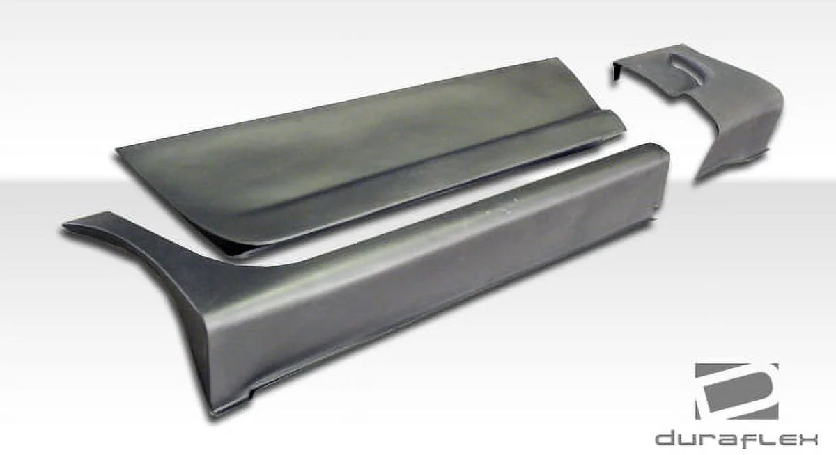1984-1996 Chevrolet Corvette C4 Duraflex C5 Conversion Side Skirts Rocker Panels with Doorcaps - 6 Piece