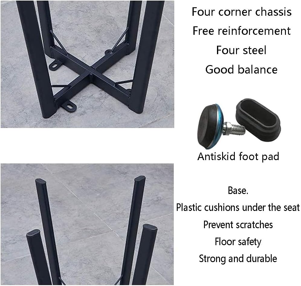 Round Dining Table Set W/ 4 Chair - Save Space Table and Chair Combination Balcony Dining Room Kitchen Dining Table and Chair Set of 5 80cm / 90cm Office Reception Table ( Color : Grey , Size : 80cm/3