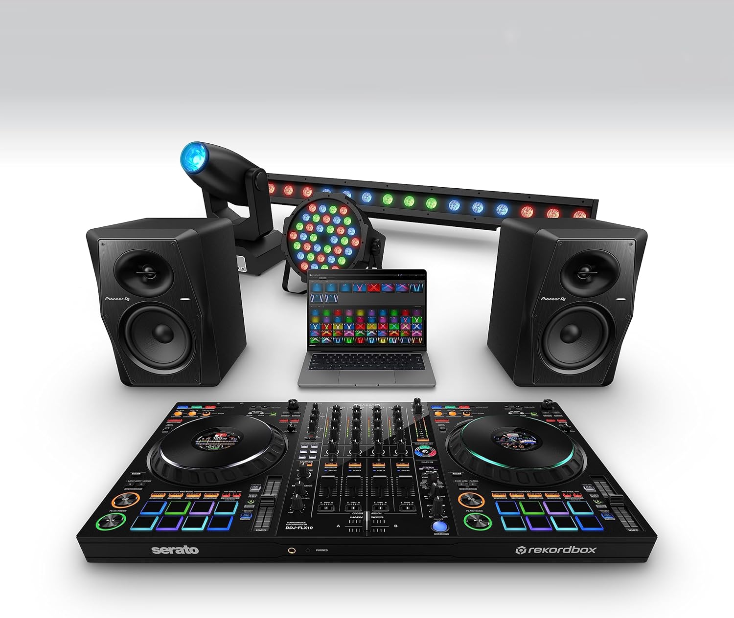 Pioneer DJ DDJ-FLX10 4-deck DJ Controller - Black