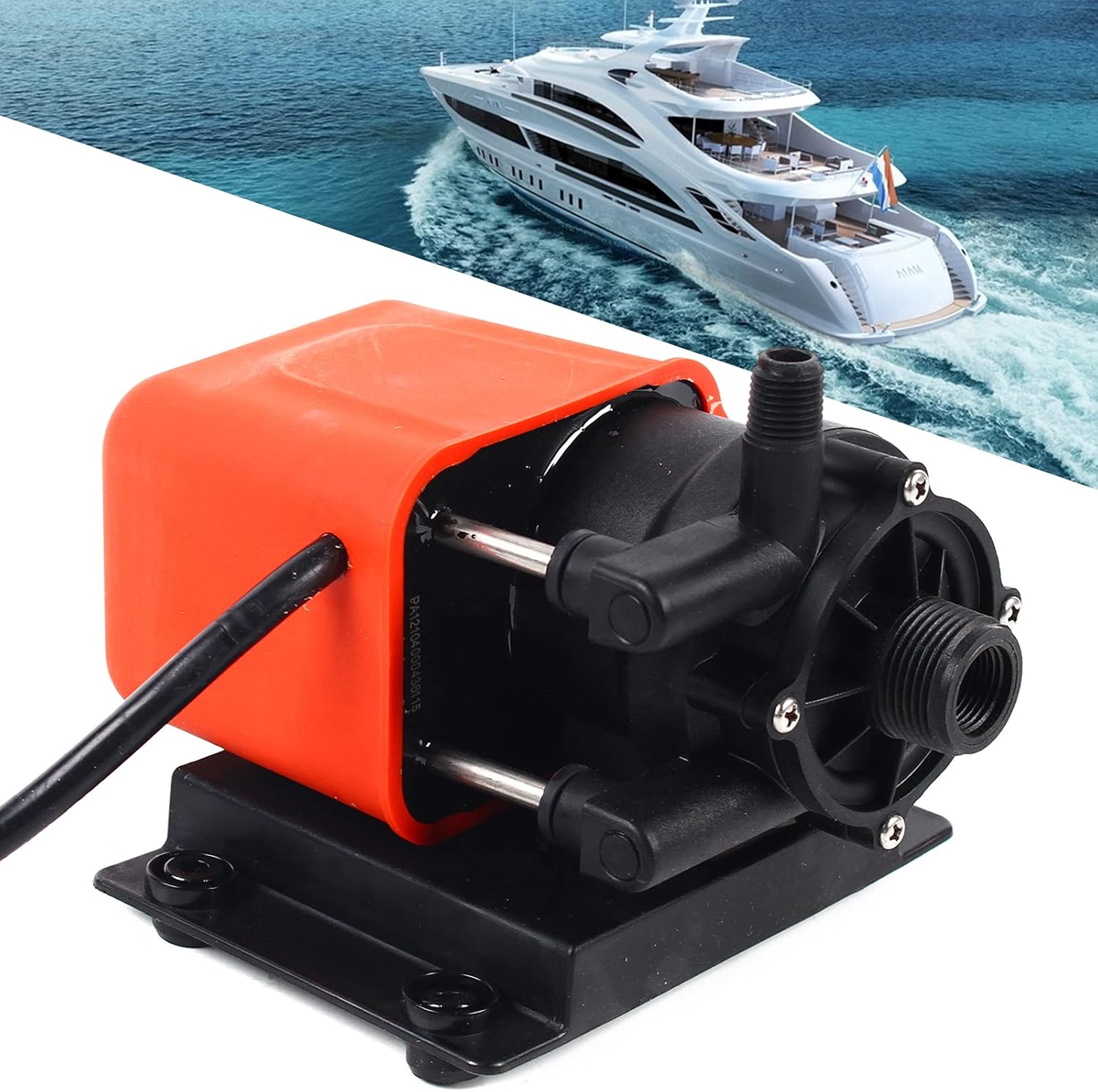 Air Conditioning Magnetic Pump, Marine Air Conditioner Magnetic Drive Circulation Pump 110-115V Boat Waterproof, Wet and Dry Dual-Use with Excellent Sealing