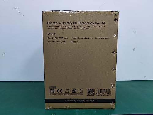 Creality K1 3D Printer 600mm/s Printing Speed 32mm³/s Max Flow Hotend 300°C High-Temperature Nozzle Direct Extruder Auto Leveling Self-Test with One Tap Solve Ringing with G-Sensor 220 * 220 * 250mm