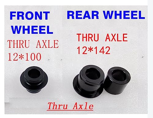 26" Mountain Bike Wheelset Center-Locking Disc Brakes Rims Sealed Bearing Hubs Support 8-12 Speed Cassette Thru Axle Wheel Set Front 12 * 100mm Rear 12 * 142mm