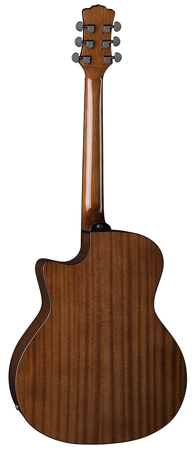 Luna Gypsy Quilt Ash Acoustic Electric Guitar Gloss Natural