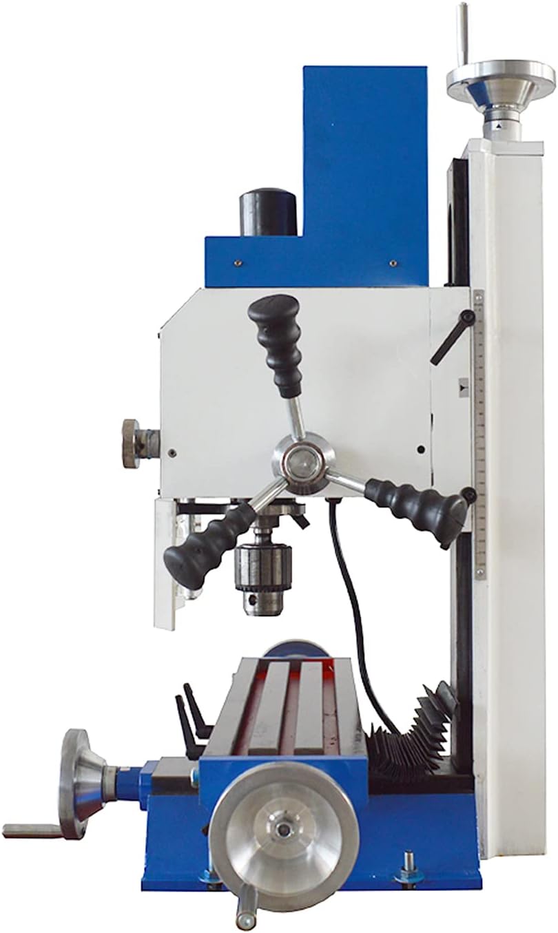 INTSUPERMAI Mini Milling Machine Benchtop Milling Drilling Machine Variable Speed Compact Mill Drill WMD16V with Brushless Motor & MT2 Taper