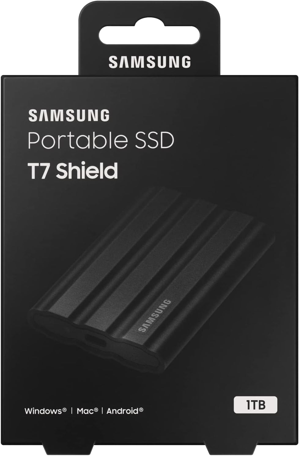 Samsung MU-PE1T0S/AM T7 Shield Portable Solid State Drive 1TB 2022 Black - (2-Pack)