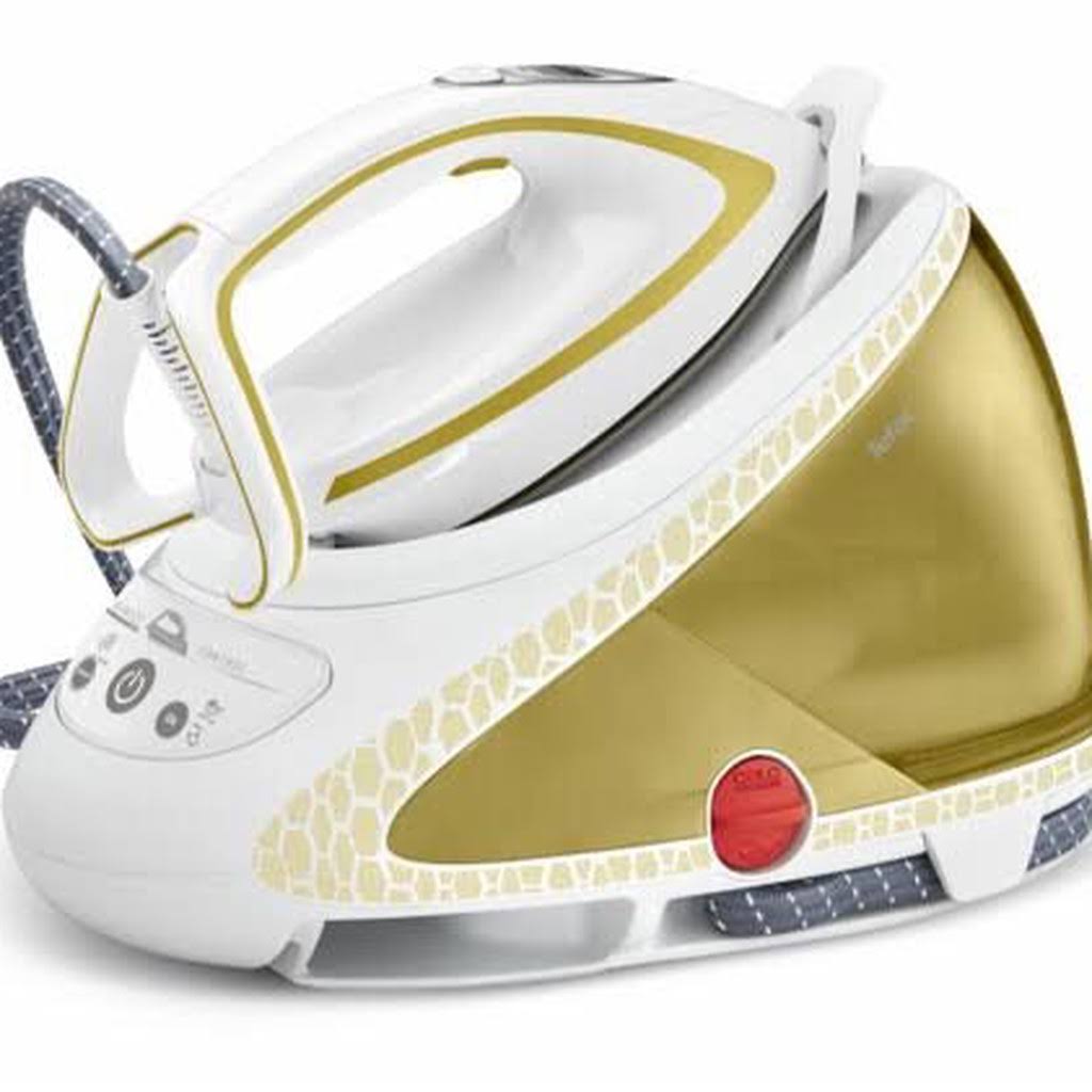 Tefal Pro Express Ultimate Care GV9581 260W 1.9L Durilium AutoClean Soleplate Gold, White Steam Ironing Station