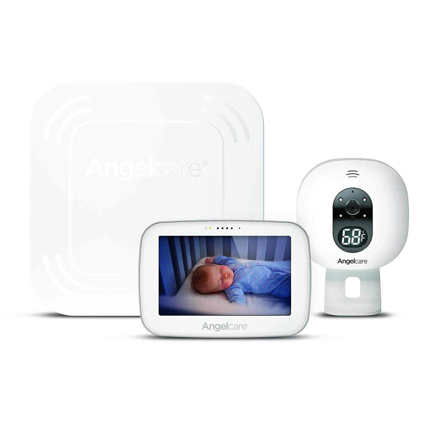 Angelcare AC527 Baby Breathing Monitor with Video, White