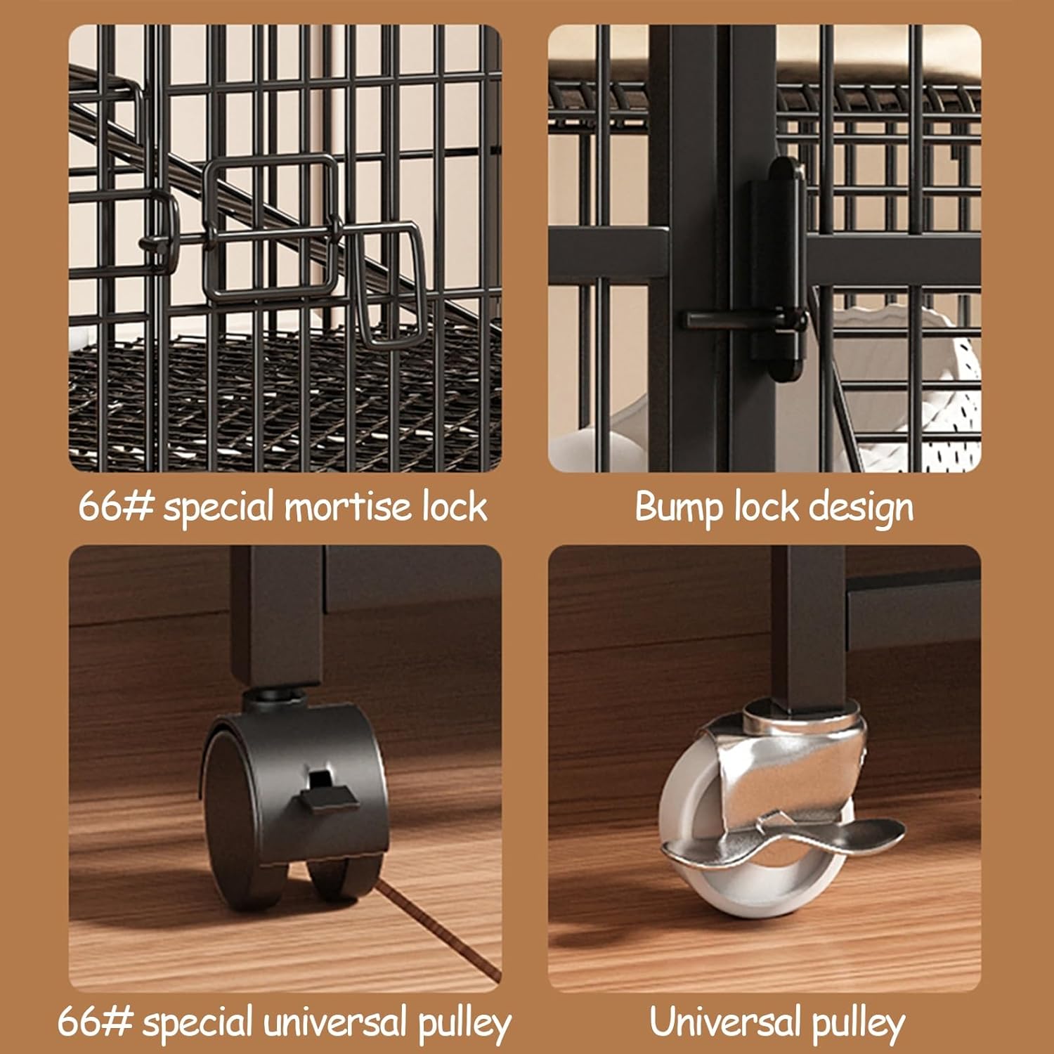 Cat Cage, Cat Enclosure with Cat Litter Box, Large 2/3 Tier Cat Playpen Cat Kennels, Exercise Place Ideal for 1-2 Cat