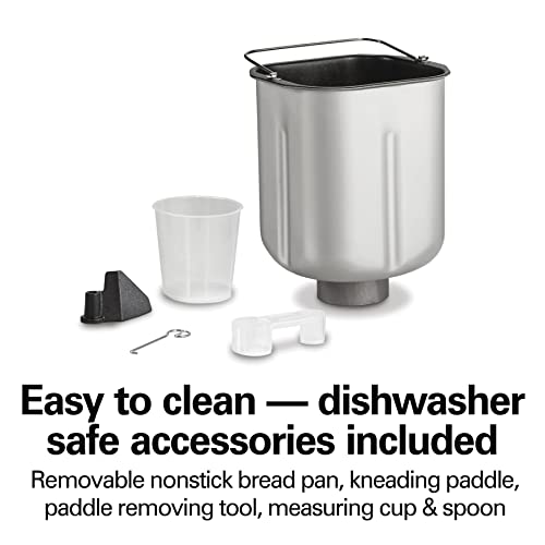 Hamilton Beach Digital Electric Bread Maker Machine Artisan and Gluten-Free