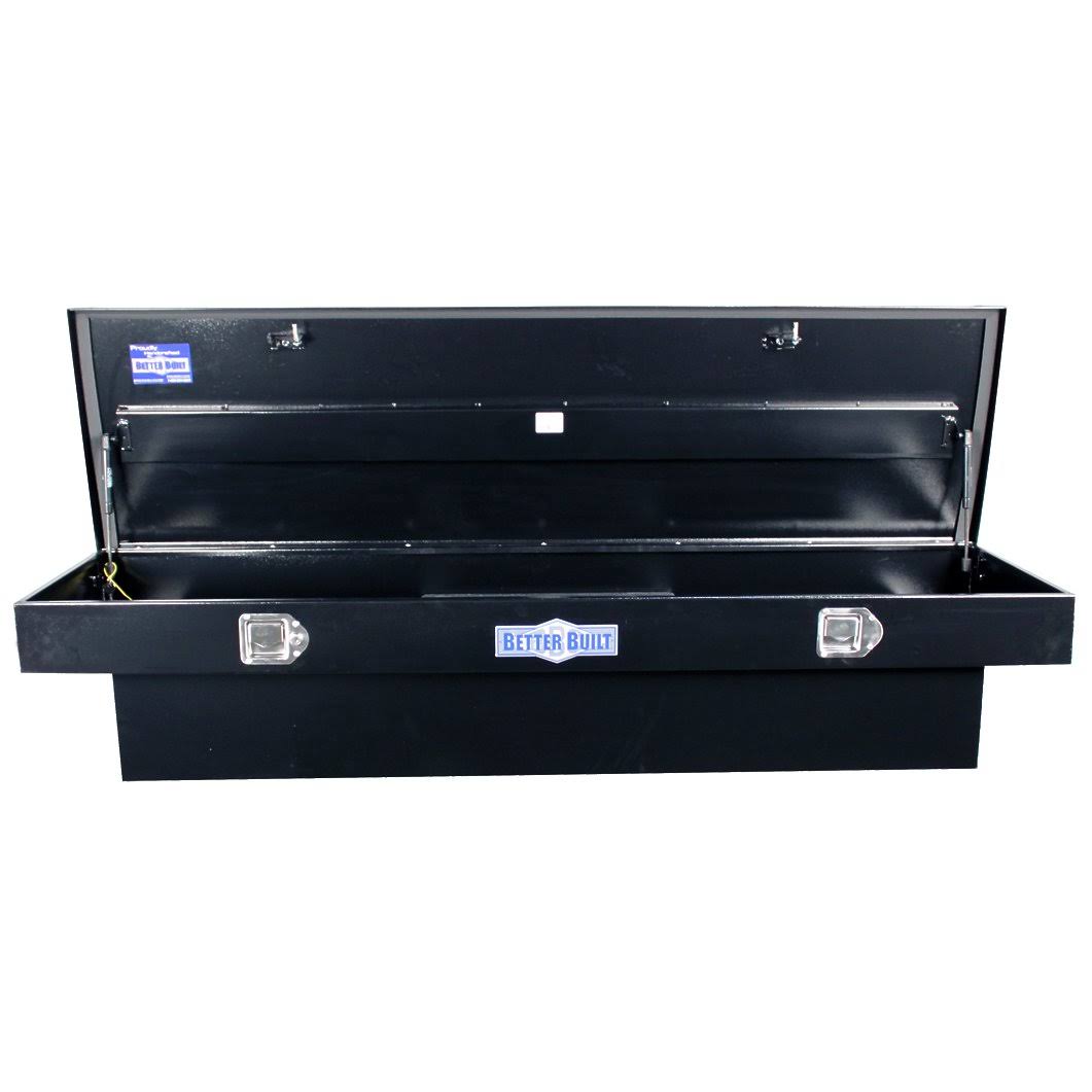 Better Built 73210129 63 In. Black Steel Crossover Single Lid Truck Tool Box