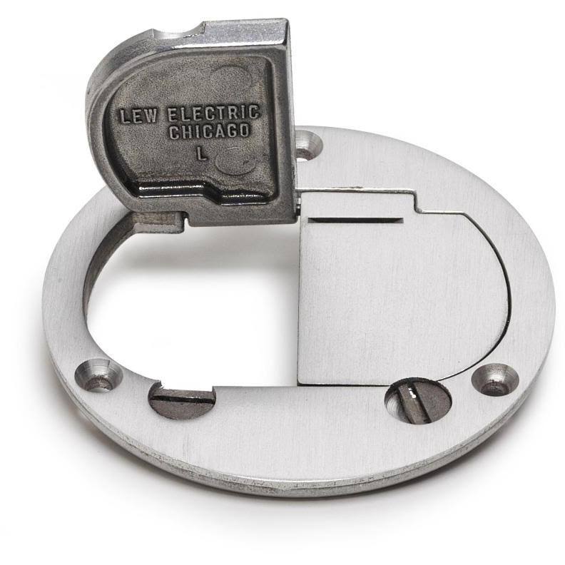 Lew DFB-LR-A Dual Hinged Cover for Duplex, Aluminum