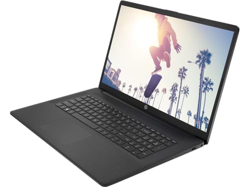 HP Newest 17.3'' IPS FHD Anti-Glare Display Laptop, AMD Ryzen 7 5700U Processor (Beats i9-10885H), Wi-Fi 6, Long Battery Life, Webcam, Bluetooth, Win 11 Pro, w P500 SSD (64GB RAM | 2 TB SSD), Black