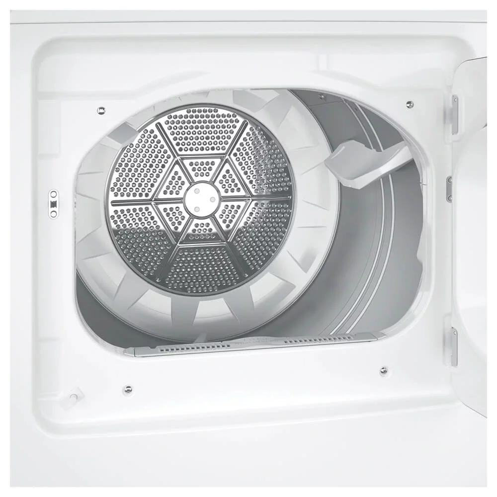 GE GTX22EASKWW 6.2 Cu. Ft. Capacity Aluminized Alloy Drum Electric Dryer