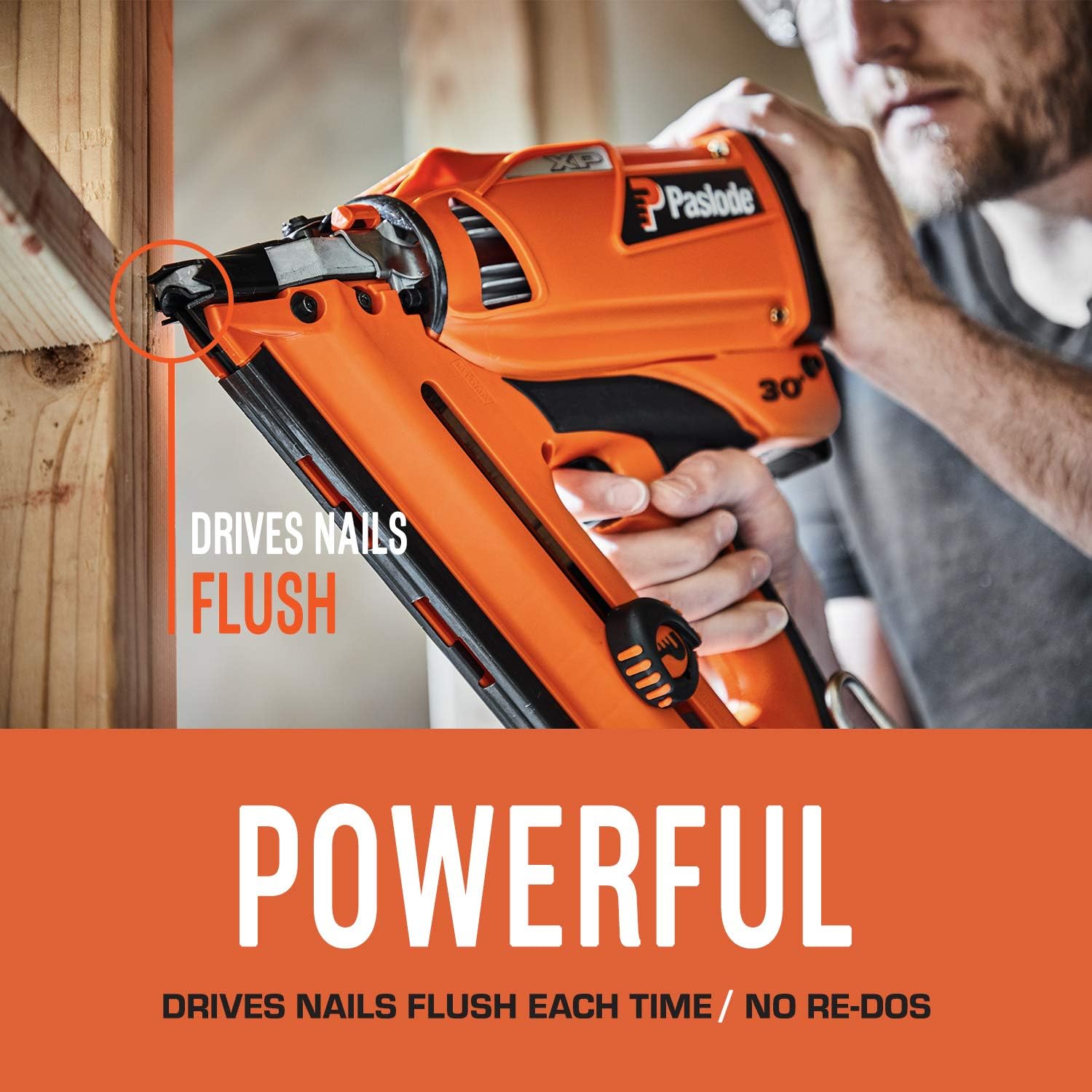 Paslode - Cordless XP Framing Nailer, 906300, Battery and Fuel Cell Powered, No Compressor Needed