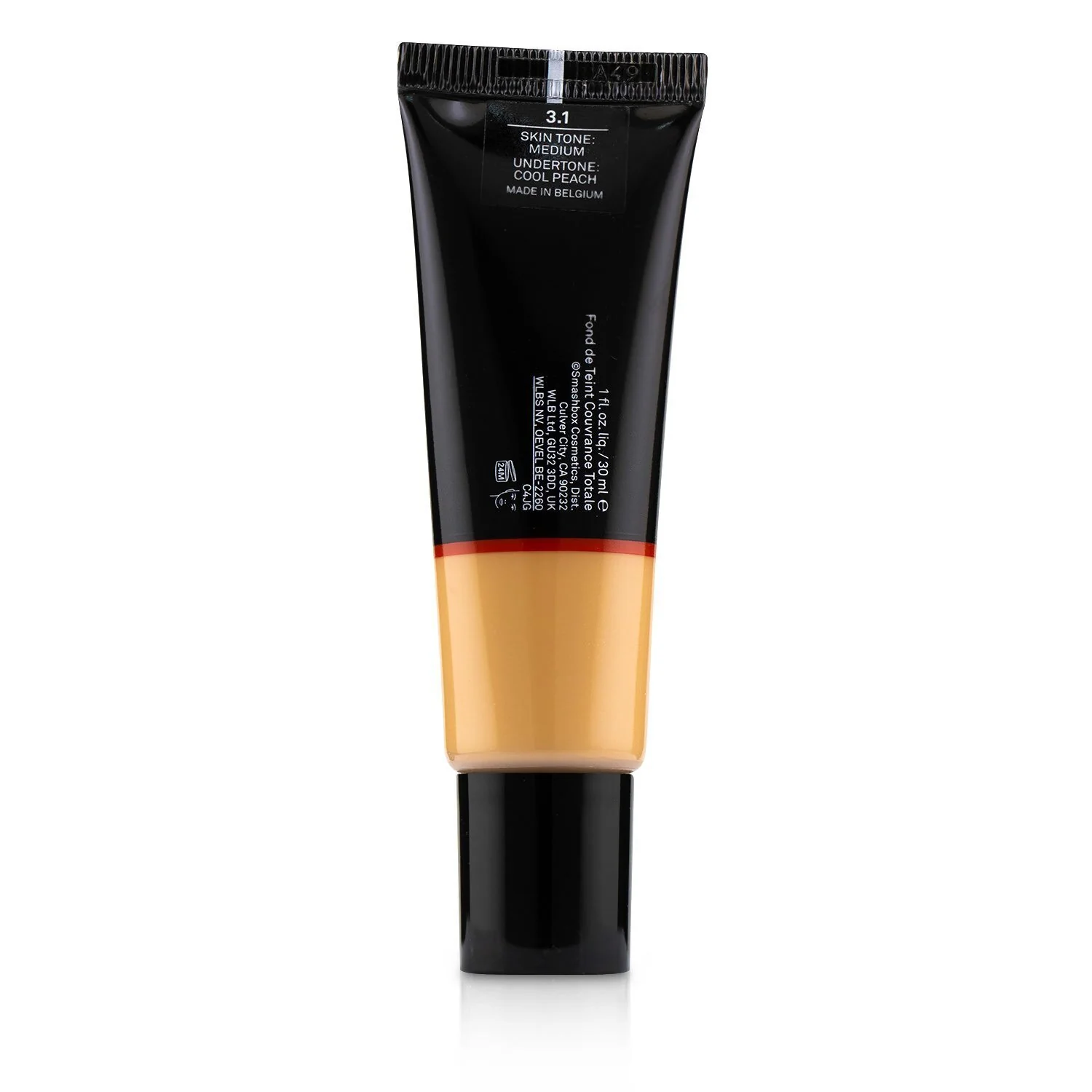 Smashbox Studio Skin Full Coverage 24 Hour Foundation - # 1 Fair With Cool Peach Undertone  30ml/1oz