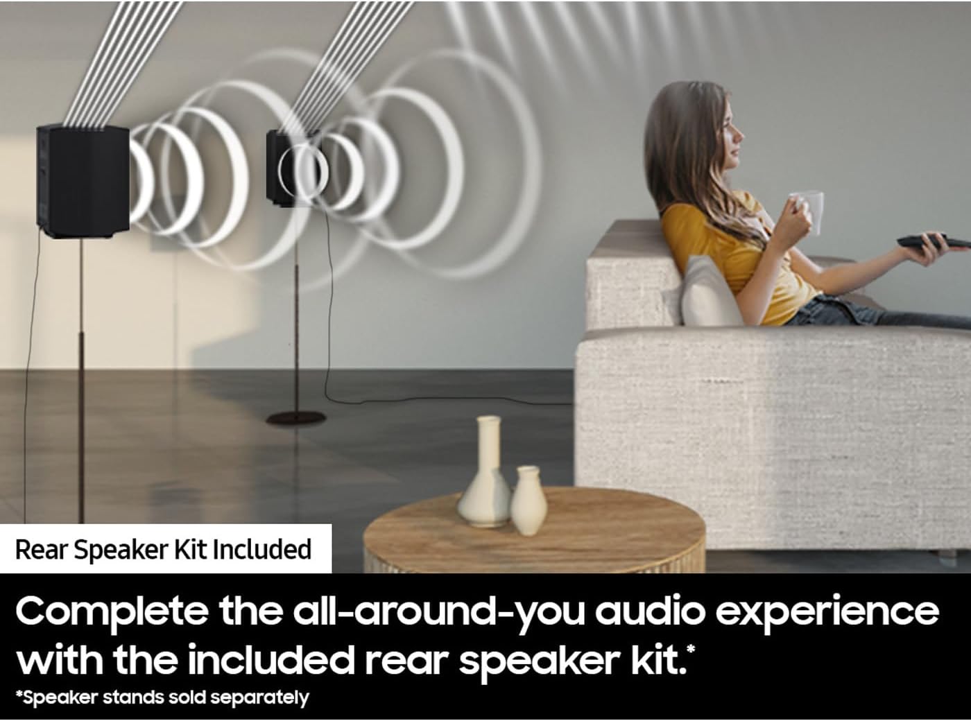 Samsung Q-series 9.1.2 ch. Wireless Dolby ATMOS Soundbar, Q-Symphony, HW-Q910D, (2024) Bundle with CPS 1-Year Enhanced Protection Pack