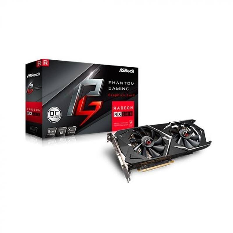 ASRock Phantom Gaming x Radeon DirectX 12 RX580 8g OC 8GB 256-bit GDDR5 PCIe 3.0 x16 Video Card