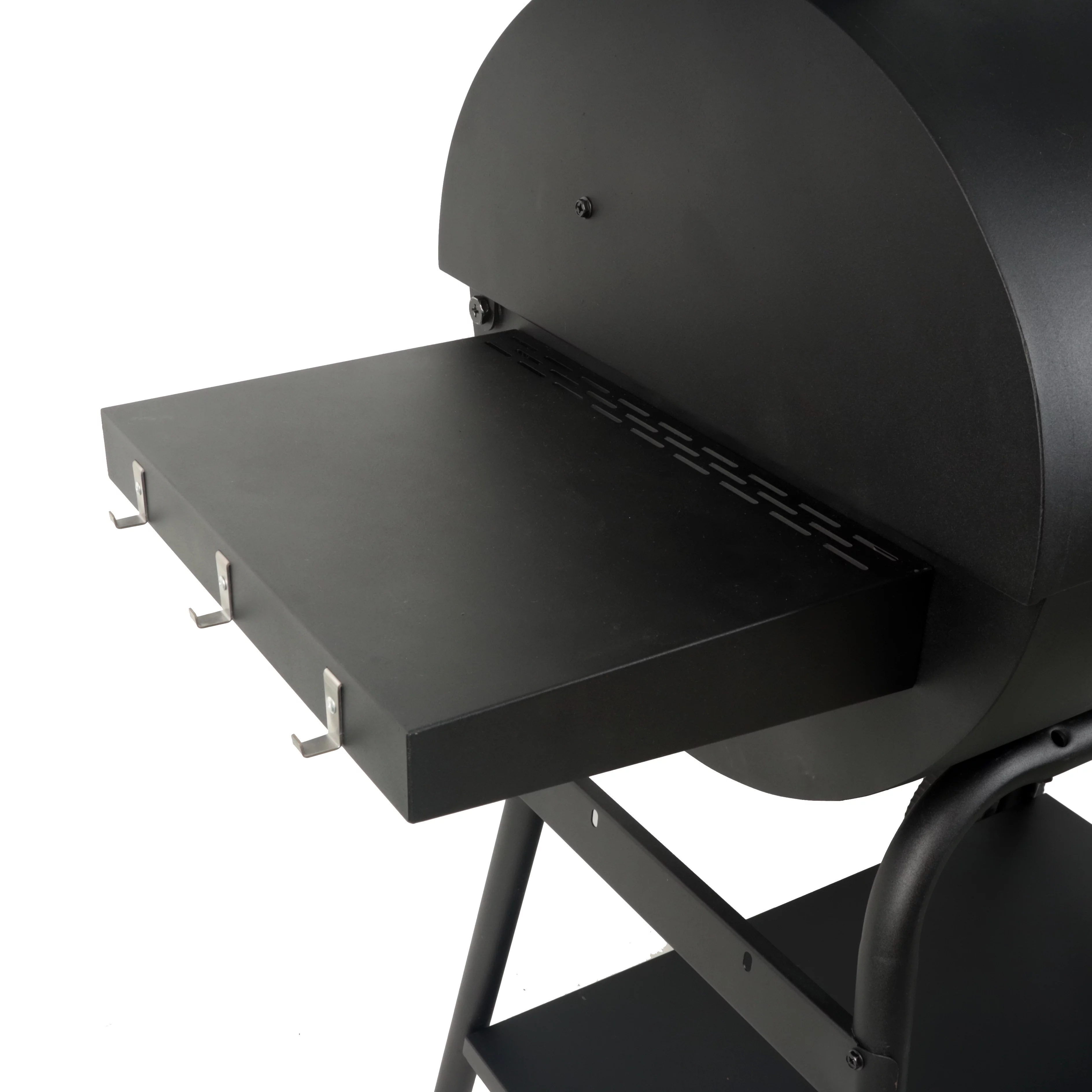 Expert Grill 28" Offset Steel Charcoal Smoker Grill with Side Firebox, Black
