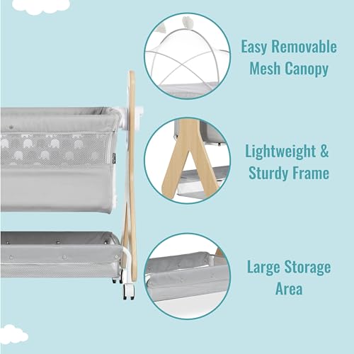 Horton Bassinet and Bedside Sleeper in Black