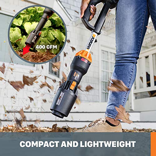 Worx 40V Cordless Leaf Blower & String Trimmer/Edger Bundle with Batteries & Charger