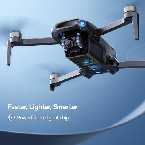 Ruko U11MINI 4K, Drones with Camera for Adults 4K Video 8K Photo, Under 249g, 3-Axis Gimbal EIS, 20000ft FPV Transmission, AI Takeoff/Landing, Auto Return, GPS with Beeper, Beginner (96-Min Flight)
