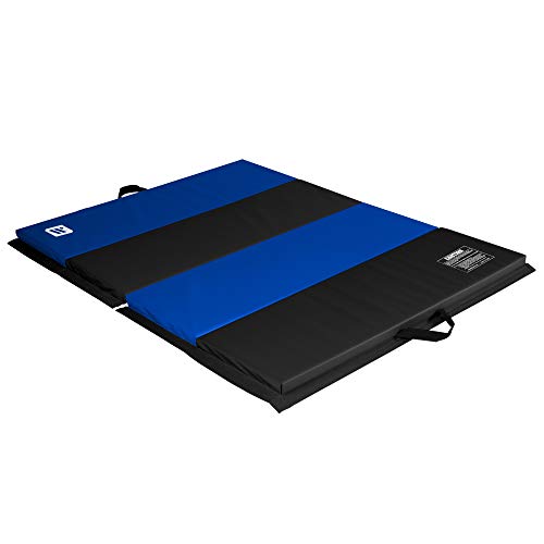 We Sell Mats - 4 ft x 6 ft x 2 - Personal Fitness & Exercise Mat for Home Workout - Lightweight and Folds for Carrying – All Purpose Gym Mat – Thick Mat for Yoga, Pilates, Stretches, Floor Exercises