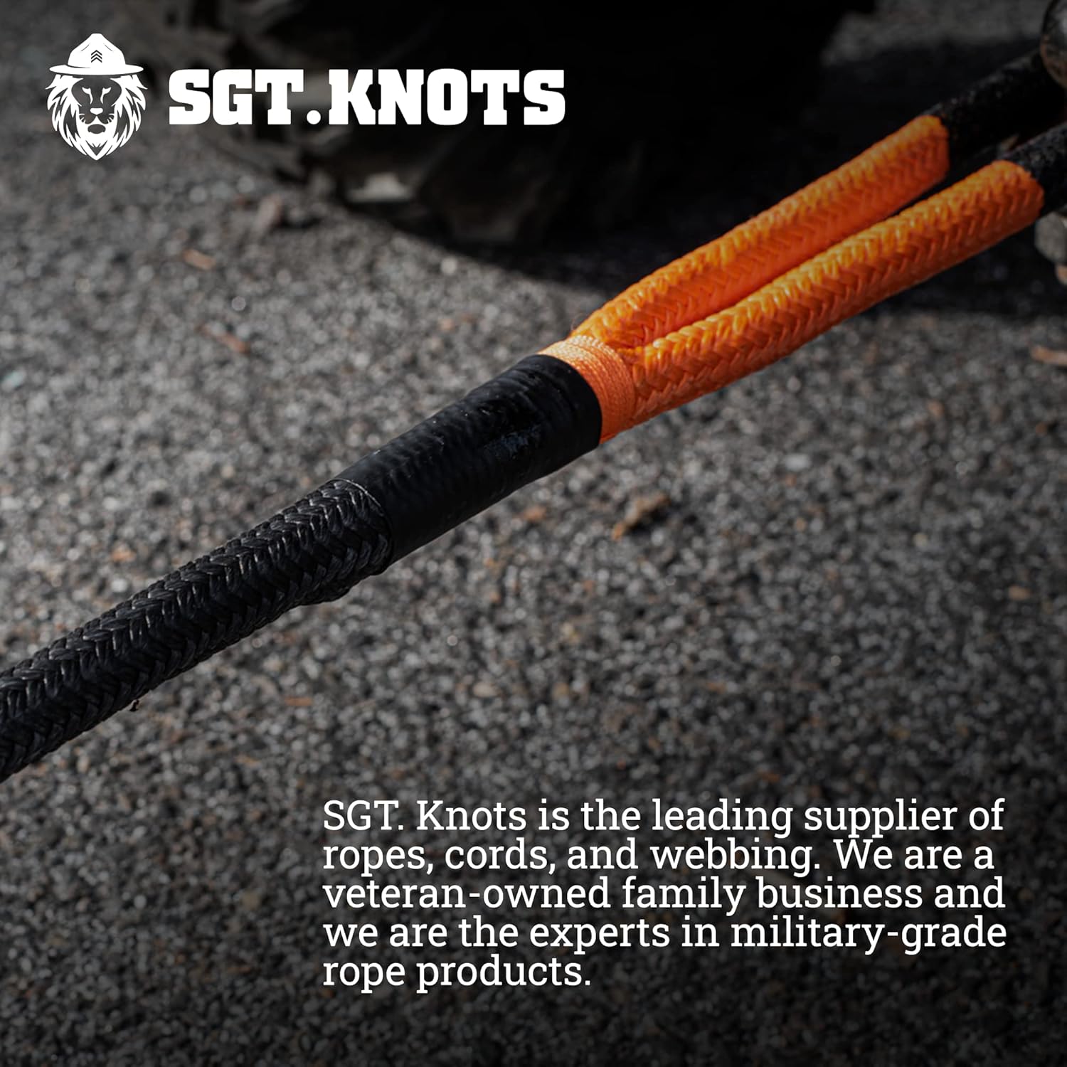 SGT KNOTS Double Braided Recovery Rope – Tow Ropes for Vehicles (30000 lbs) – Energy Coated Recovery Rope - Nylon Tow Strap with Reinforced Loops for 4x4, SUV, Truck – Off-Road Recovery I 7/8" x 30 ft