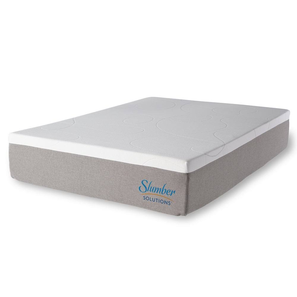 Slumber Solutions Choose Your Comfort Memory Foam Mattress, White, Twin
