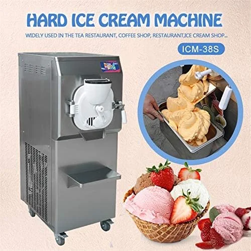 Kolice Commercial ETL Gelato Hard Ice Cream Machine,Italian Water Ice Machine,12 -15 gal / Hour,Cylinder:17L